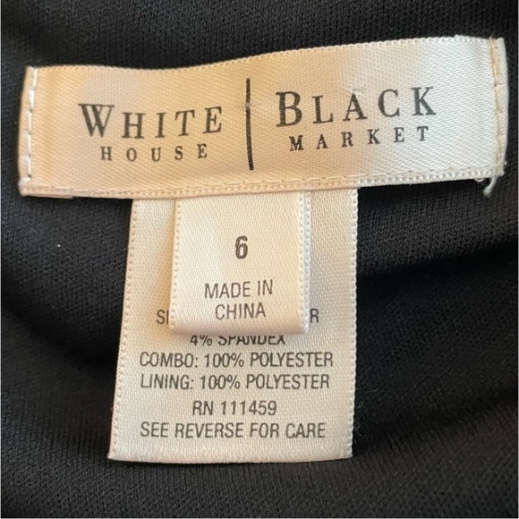 White House Black Market Dress Size 6 Floral Knee Length Halter Sleeveless Lined - Picture 11 of 13